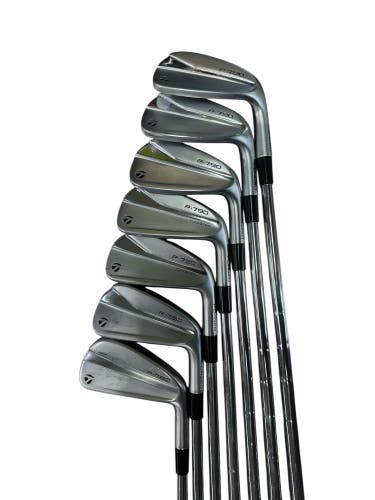 Men's 2023 TaylorMade 2023 P790 Right Handed Iron Set Stiff Flex 7 Pieces Steel Shaft (Used)