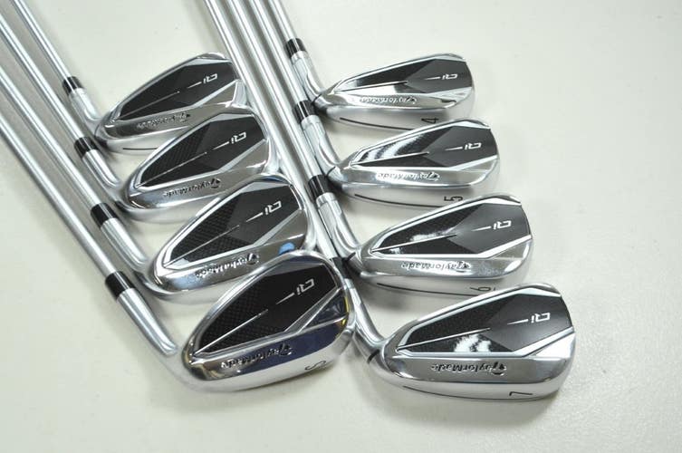 TaylorMade Qi 4-PW,SW Iron Set Regular Flex RH KBS C-Taper Lite Steel # 199893