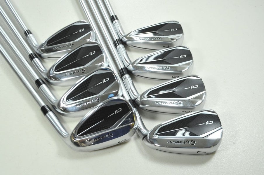 TaylorMade Qi 4-PW,SW Iron Set Regular Flex RH KBS C-Taper Lite Steel # 199893