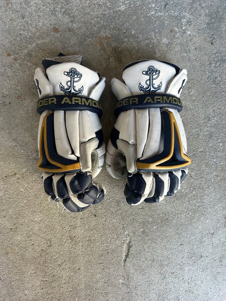 Naval Academy College Lacrosse Gloves