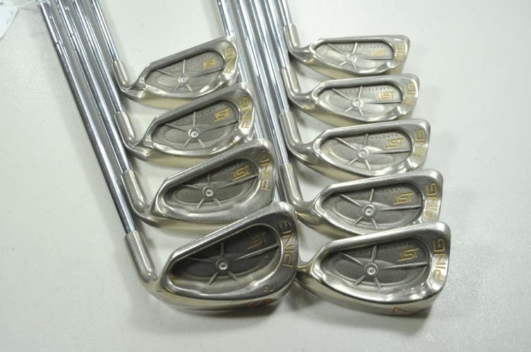 Ping ISI Nickel 3-W,SW Iron Set Stiff Flex Silver Dot Right Steel  # 198933