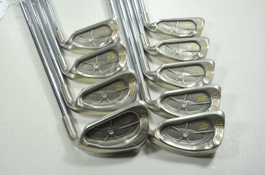 Ping ISI Nickel 3-W,SW Iron Set Stiff Flex Silver Dot Right Steel  # 198933