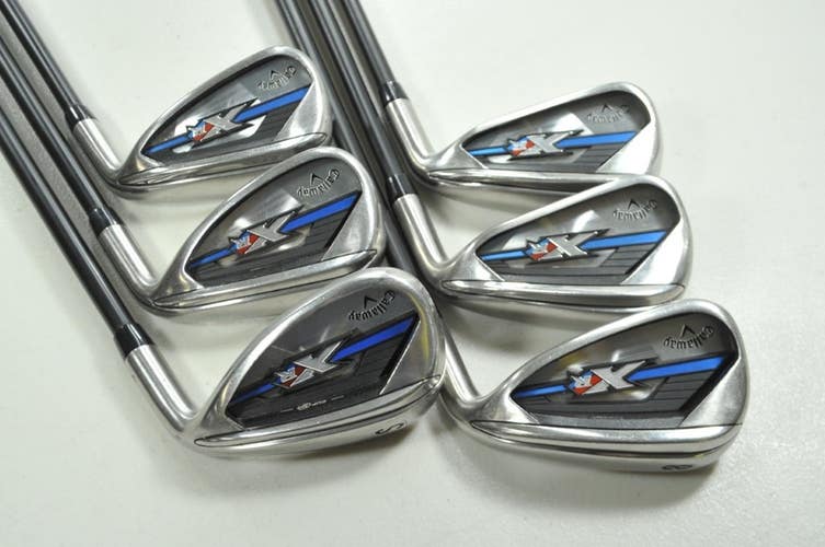 Callaway XR OS 6-PW,SW Iron Set Senor Flex Right Fubuki AT 50g Graphite #199864