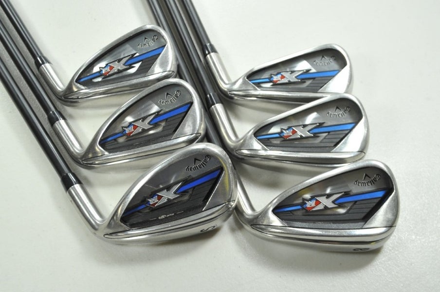 Callaway XR OS 6-PW,SW Iron Set Senor Flex Right Fubuki AT 50g Graphite #199864