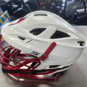 Used Cascade S Lacrosse Helmet White One Size 11497-S000150507