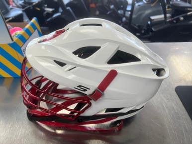Used Cascade S Lacrosse Helmet White One Size 11497-S000150507