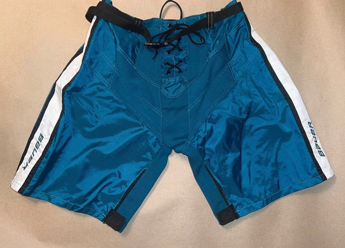 Rare San Jose Sharks Teal Bauer Pant Shell L