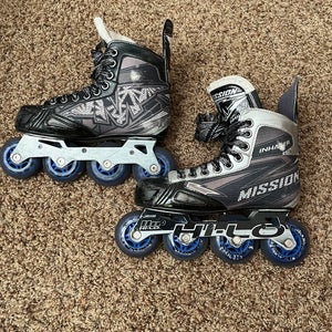 Mission Inhaler NLS6 Inline Skates Wide Width Size 3 (Used)
