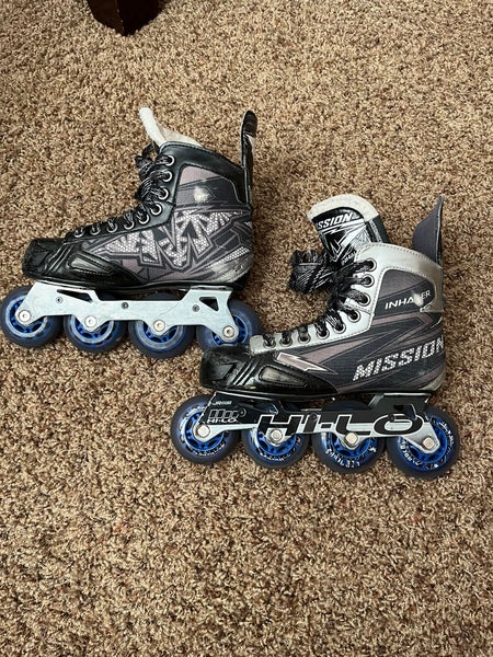 Mission Inhaler NLS6 Inline Skates Wide Width Size 3 (Used)