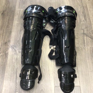 All Star MVP Pro Catcher's Leg Guard Adult Large Black Lightly Used