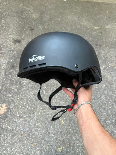 Used Black Snowboarding Helmet