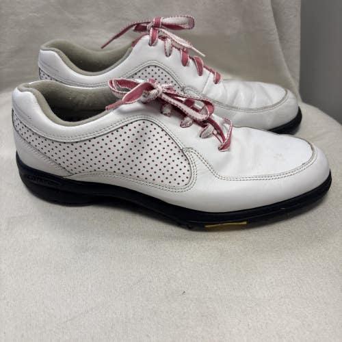 Womens size 10 soft spike foot joy extra comfort golf shoes