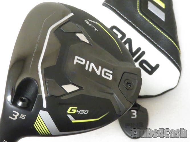PING G430 SFT Fairway 16° 3 Wood TOUR 2.0 Chrome 75 Regular +Cover .. LEFT LH