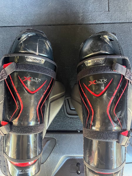 Senior Bauer Vapor XLTX Pro+ 17" Shin Pads (Used)