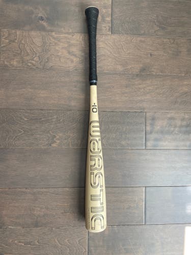 2021 Warstic Bonesaber Alloy USSSA Certified Bat (-10) 17 oz 27" (Used)
