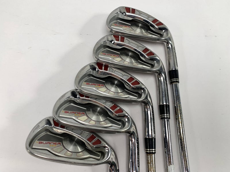 TaylorMade Burner HT Iron Set 6-PW Burner Superfast Regular Steel Mens RH