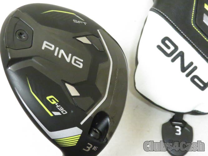 PING G430 SFT Fairway 16 3 Wood Aldila Rogue White 130msi 80s Stiff +Cover