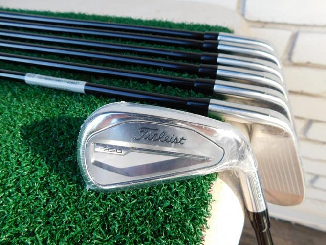 Titleist T350 Forged (5i-PW, 48*) Iron Set w/ TENSEI RED Senior & Regular Flex