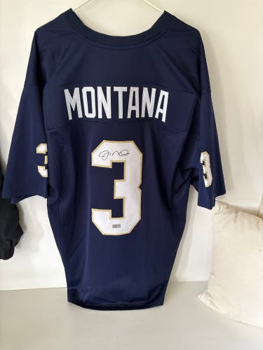 Joe Montana Notre Dame Signed Football Jersey