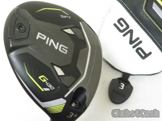PING G430 SFT Fairway 16 3 Wood Alta CB 65 Black Stiff Flex +Cover .. Near MINT
