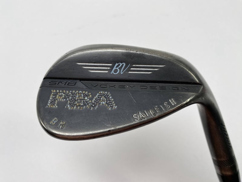 Titleist Vokey SM8 Jet Black 54* 12 D-Grind Project X LZ 6.5 X-Stiff Steel RH