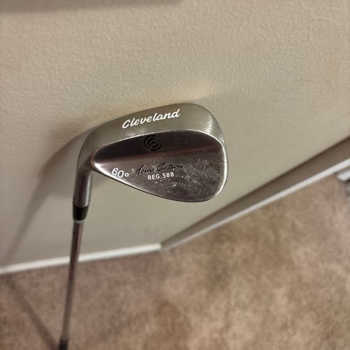 Men's 2021 Cleveland Reg 588 Left Hand Wedge Wedge Flex 60 Degree Steel Shaft (New)