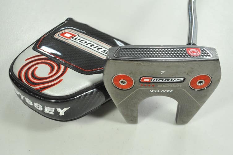 Odyssey O-Works #7 Tank Black 38" Putter Right Steel with Head Cover # 199900