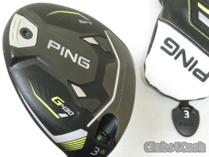 PING G430 SFT HL Fairway 16 3 Wood Alta CB 65 Black SR-Flex +Cover .. SENIOR