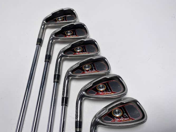 TaylorMade Burner Plus Iron Set 4-9 Burner Regular Steel Mens LH