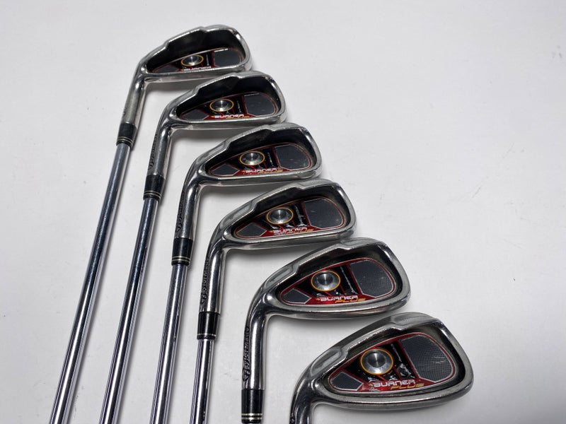TaylorMade Burner Plus Iron Set 4-9 Burner Regular Steel Mens LH