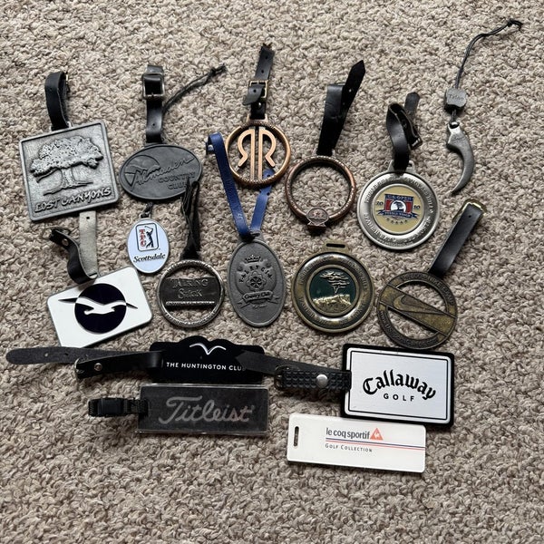 Golf Bag Tags Pebble Beach, Titleist, Callaway, Nike, And More $8ea or 2 for $12