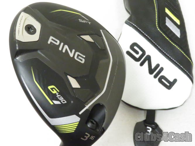 PING G430 SFT HL Fairway 16 3 Wood Alta CB 65 Black Regular Flex +Cover