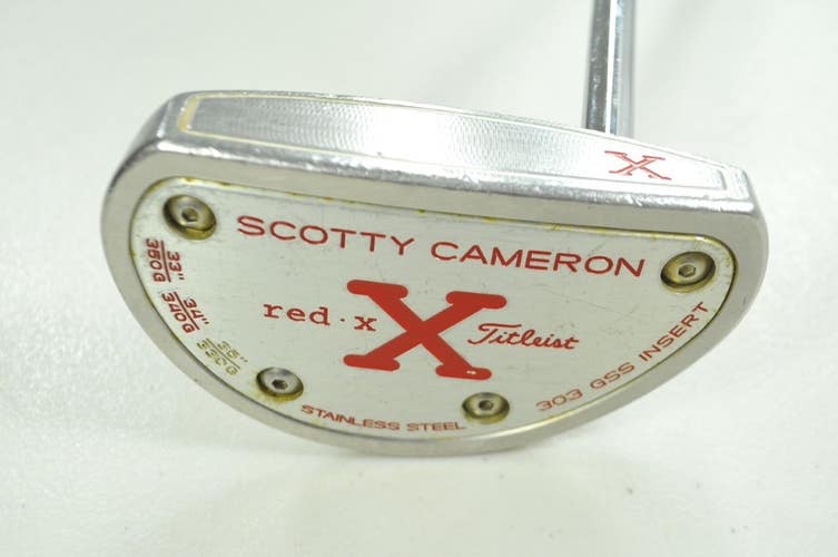 Titleist 2004 Scotty Cameron Red X 34" Putter Right Steel # 199951