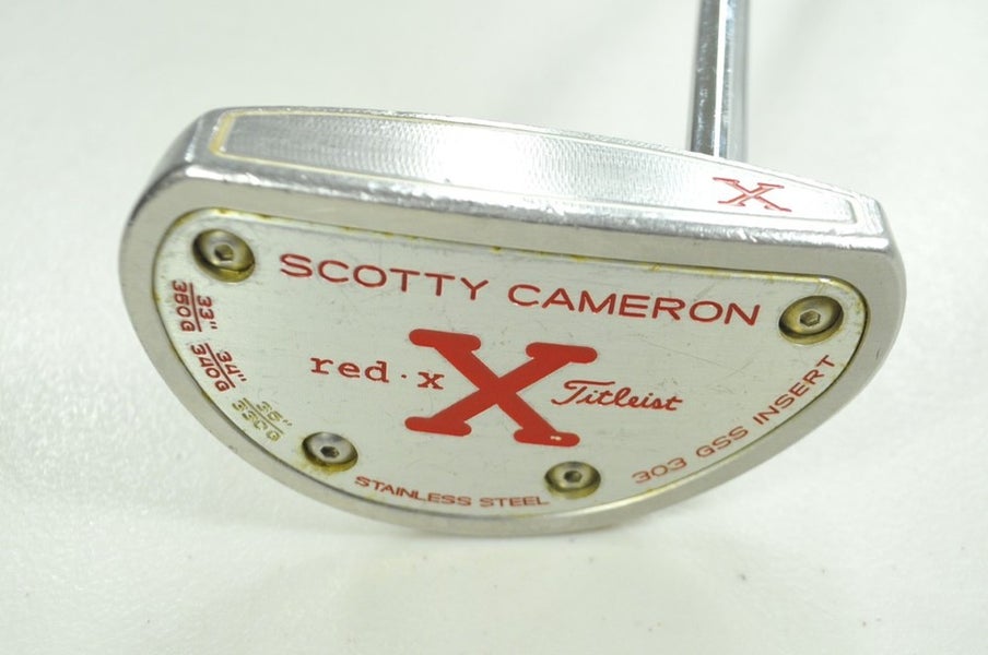 Titleist 2004 Scotty Cameron Red X 34" Putter Right Steel # 199951