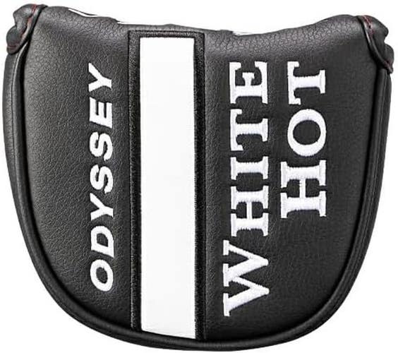 Odyssey White Hot Versa Putter Headcover (Black/White, MALLET) Magnetic Cover