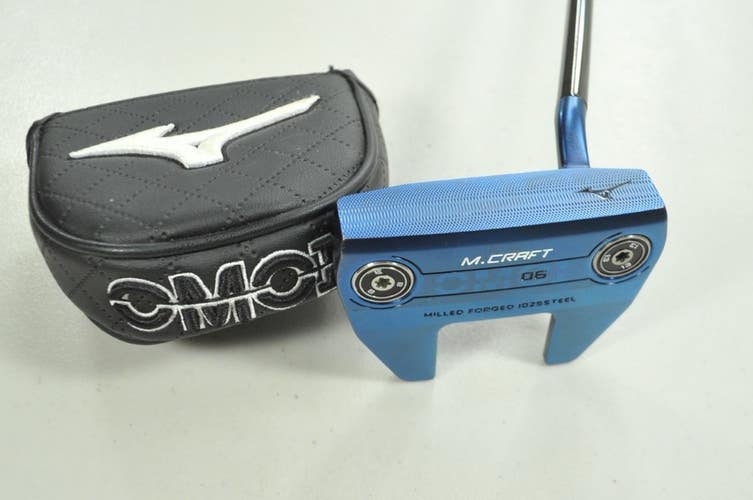 Mizuno M.Craft OMOI Type 6 Blue Ion 38" Putter Right Steel # 199892