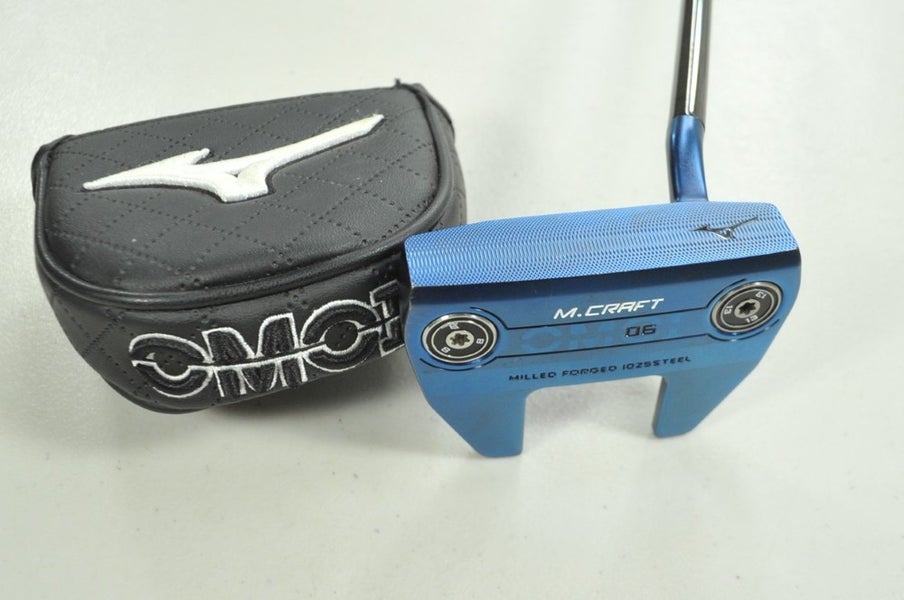 Mizuno M.Craft OMOI Type 6 Blue Ion 38" Putter Right Steel # 199892