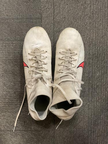 Used Nike MERCURIAL Soccer Cleats White Senior 8 11614-S000217795