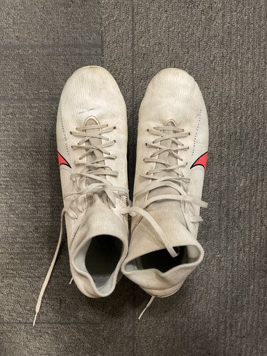 Used Nike MERCURIAL Soccer Cleats White Senior 8 11614-S000217795