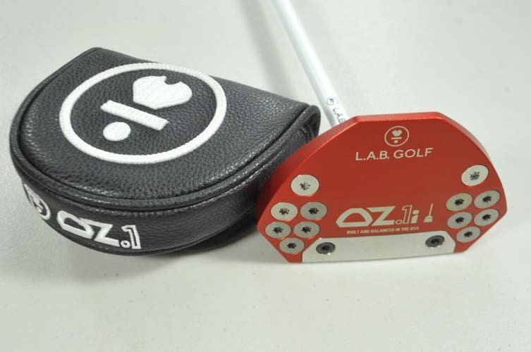 LAB Golf OZ.1i Sweeper Red 44" 80* Putter Accra Graphite RH Head Cover # 199824