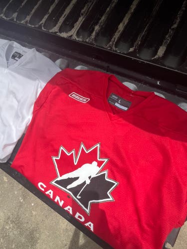 Team Canada jersey Set (Large Bauer)