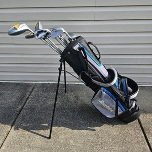 USKG Wt-10s DV3 11 Club Set Driver, 3H, 4H, 5-PW, SW, Putter & Bag For 63"