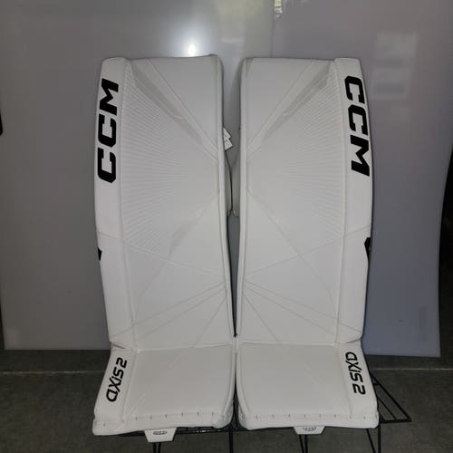 34+1" CCM Axis 2 Goalie Leg Pads (New)