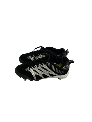 Used Rawlings BB/SB CLEATS BB/SB Cleats Black Junior 02 11692-S000139036