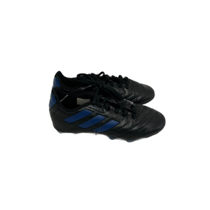 Used Adidas GOLETTO Soccer Cleats Black And Navy Blue Junior 01.5 11692-S000139044