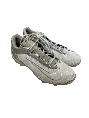 Used Nike VAPOR SHARK Adult FB Cleats White Senior 6.5 11692-S000139053