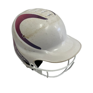 Used RIP-IT HELMET W/ MASK Batting Helmet w/Mask White S/M 11692-S000139065