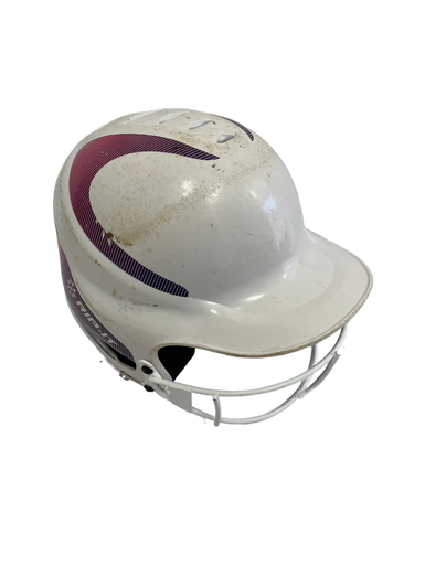 Used RIP-IT HELMET W/ MASK Batting Helmet w/Mask White S/M 11692-S000139065