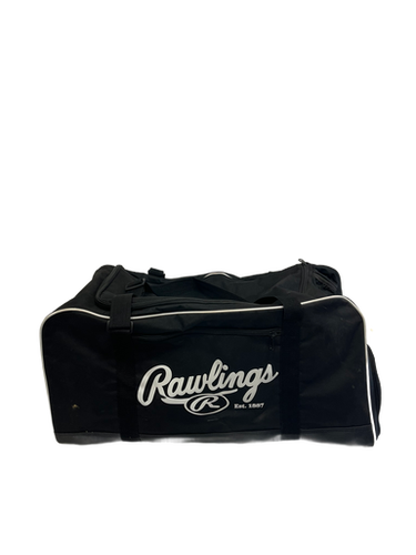 Used Rawlings BLACK CARRY BAG BB/SB Player Carry Bag Black MD 11692-S000139068