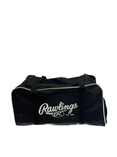 Used Rawlings BLACK CARRY BAG BB/SB Player Carry Bag Black MD 11692-S000139068